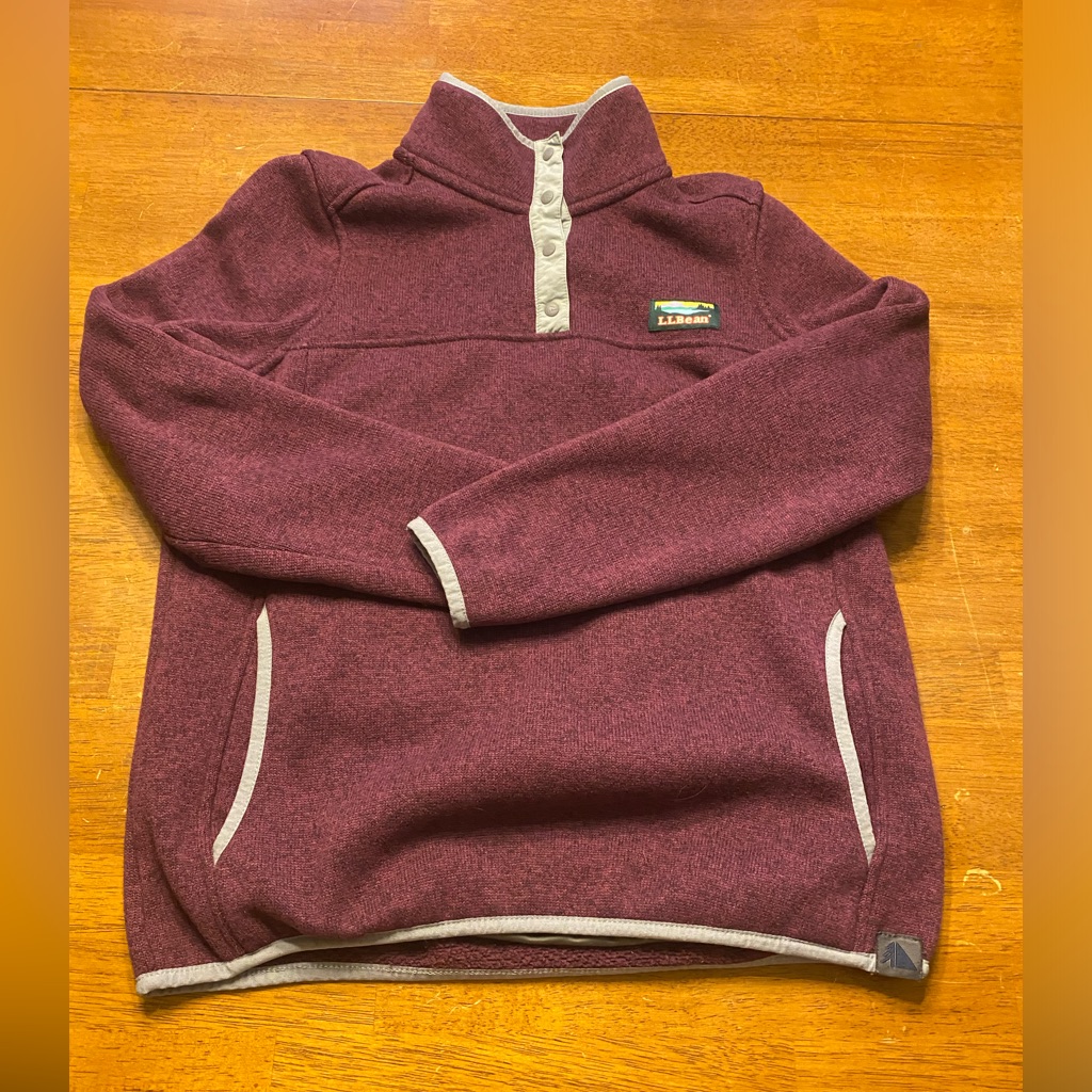 L.L. Bean Maroon Pullover